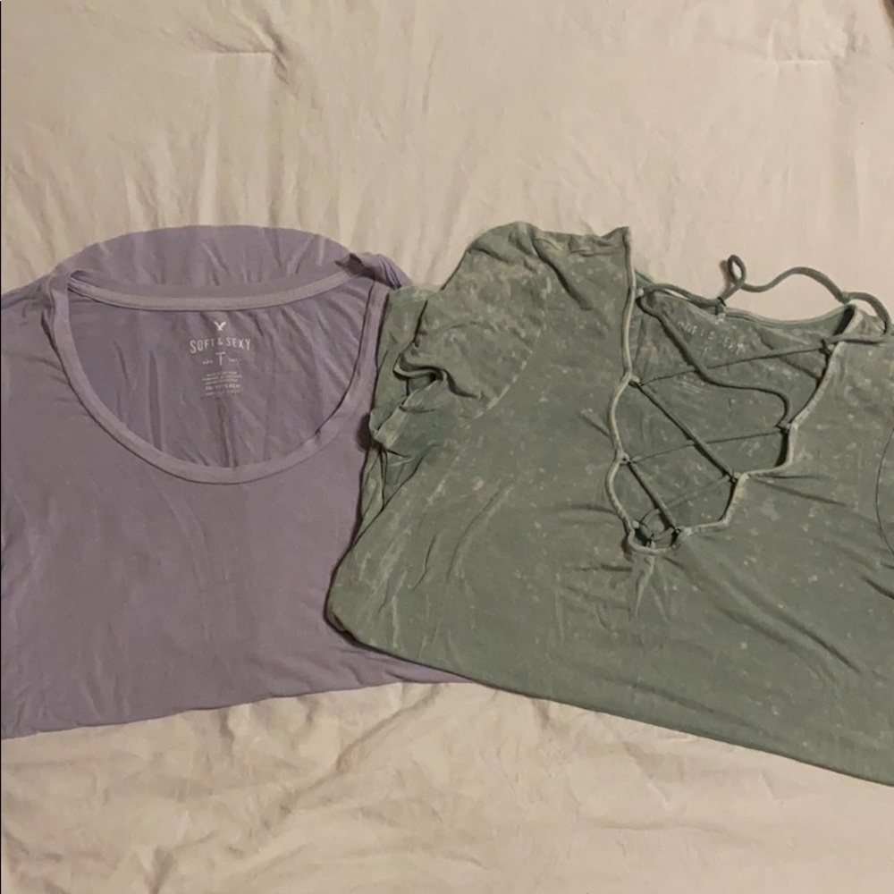 Bundle of 3 Women's Soft Tops from American Eagle
